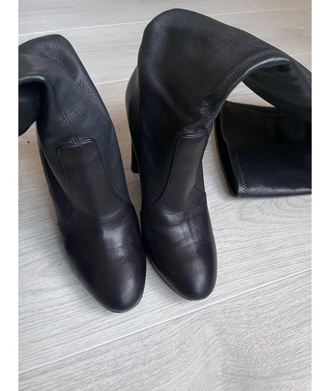 CASADEI Черные кожаные ботфорты, фото 3