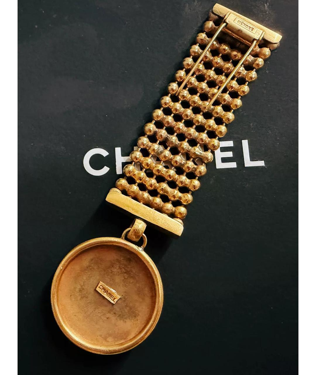 CHANEL Золотая латунная булавка / брошь, фото 2