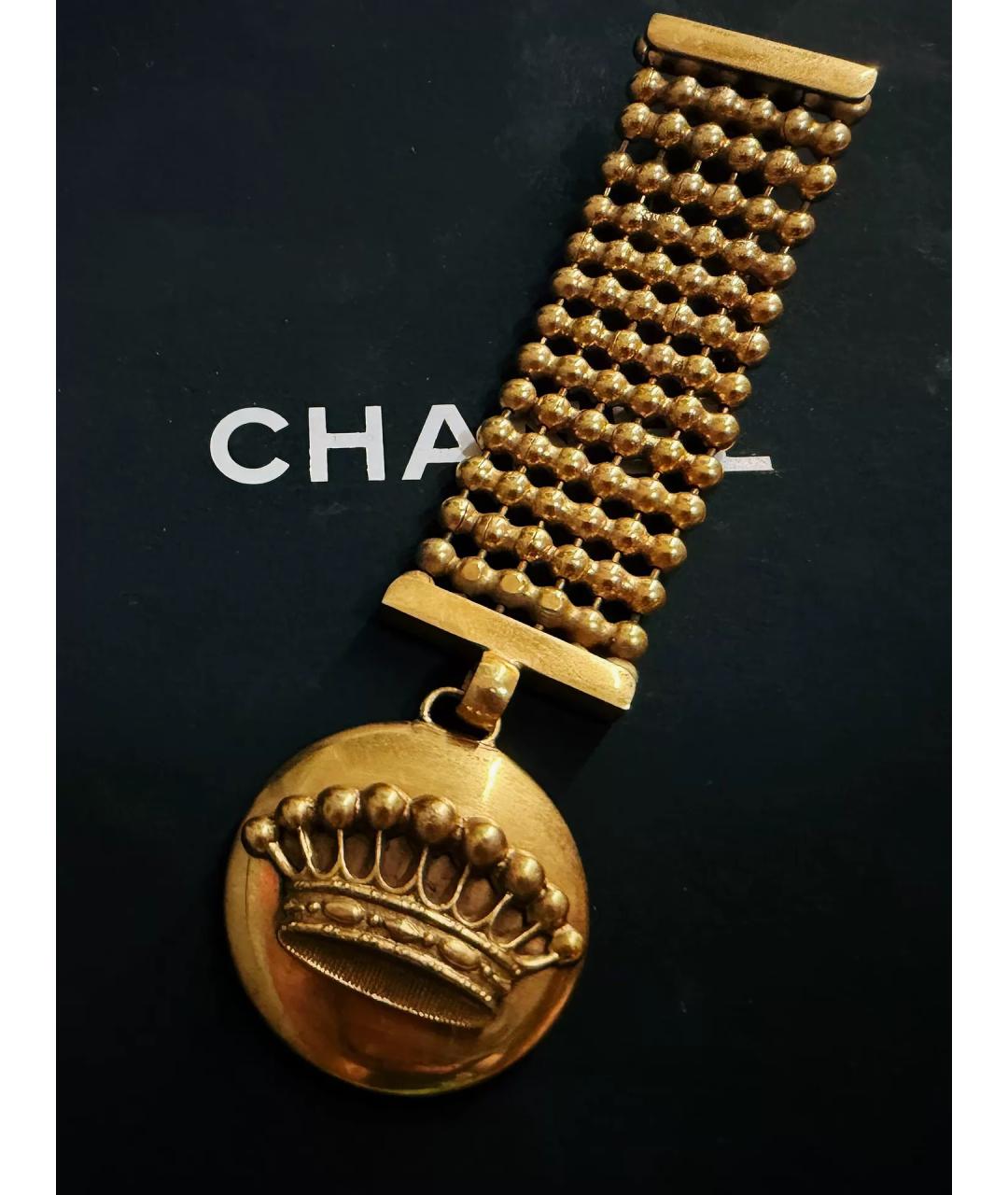 CHANEL Золотая латунная булавка / брошь, фото 6