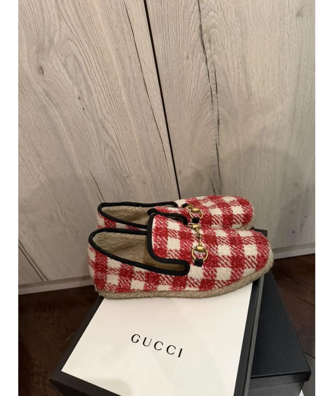 GUCCI Мульти текстильные туфли, фото 9