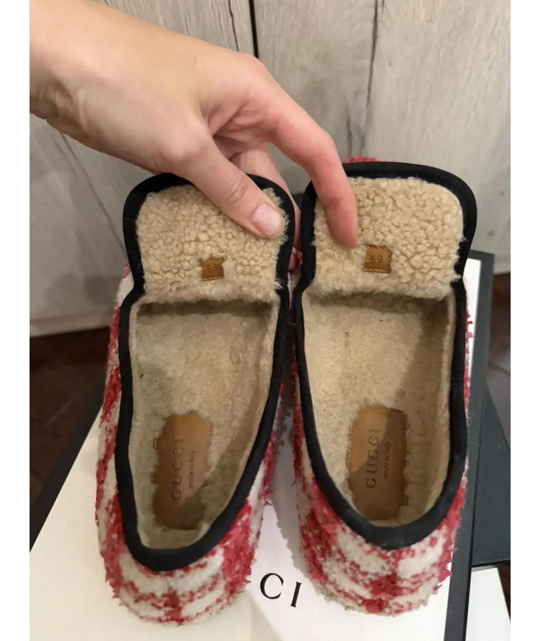 GUCCI Мульти текстильные туфли, фото 7