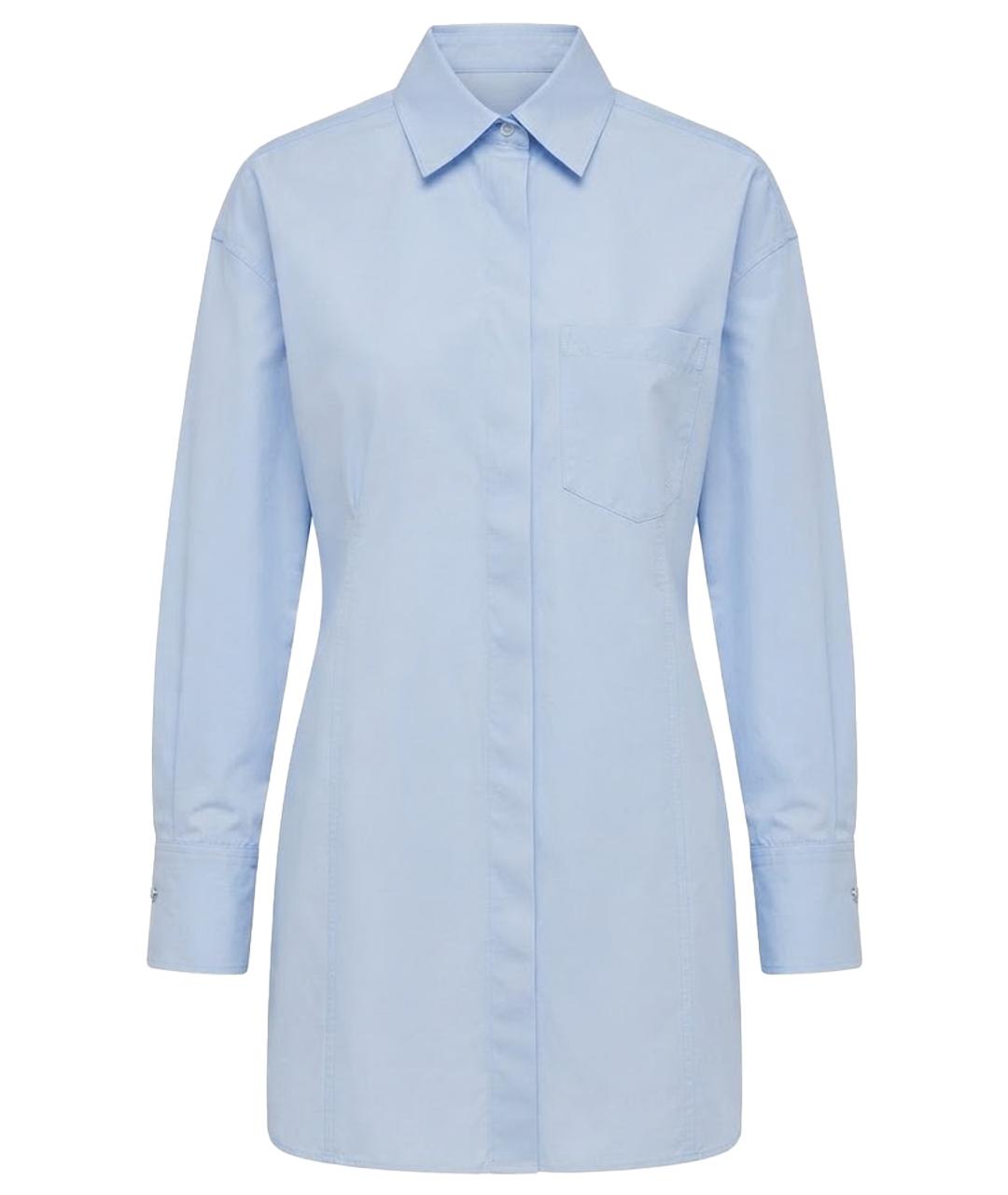 STELLA MCCARTNEY Голубое хлопковое повседневное платье, фото 1