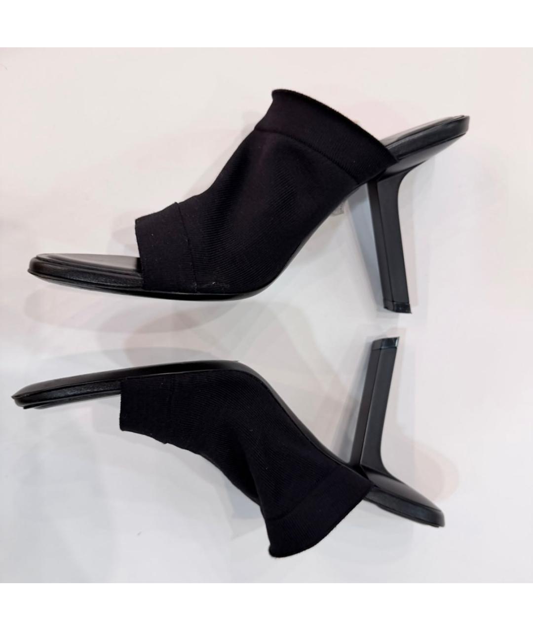 BALENCIAGA Черные сабо, фото 6