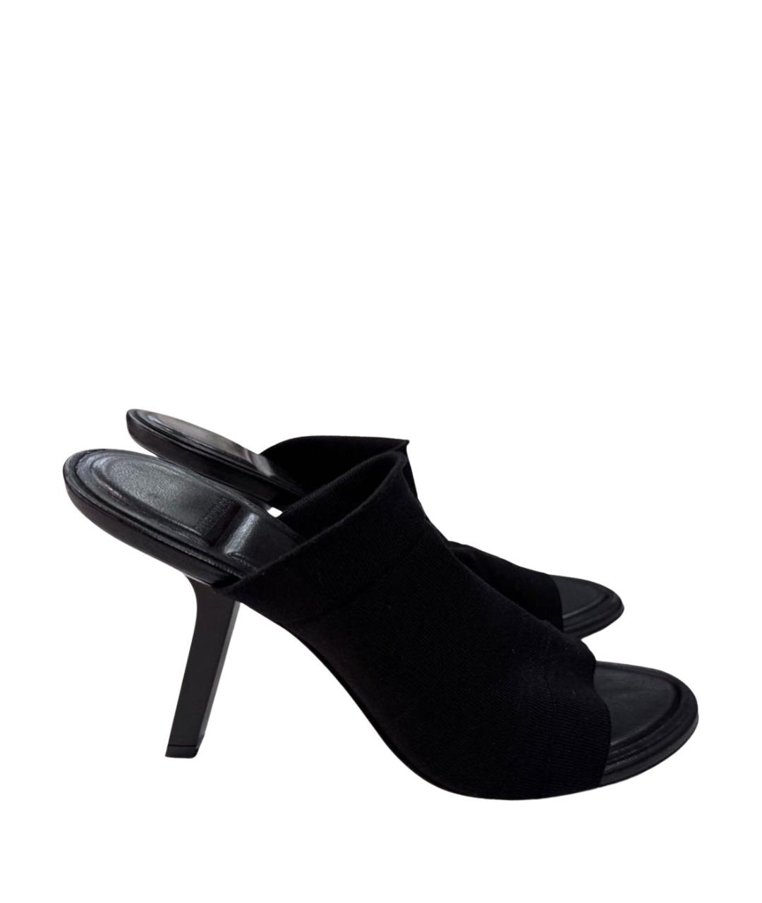 BALENCIAGA Черные сабо, фото 1