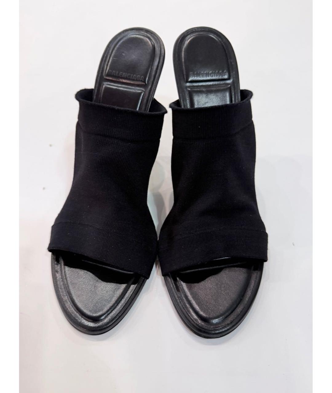 BALENCIAGA Черные сабо, фото 2