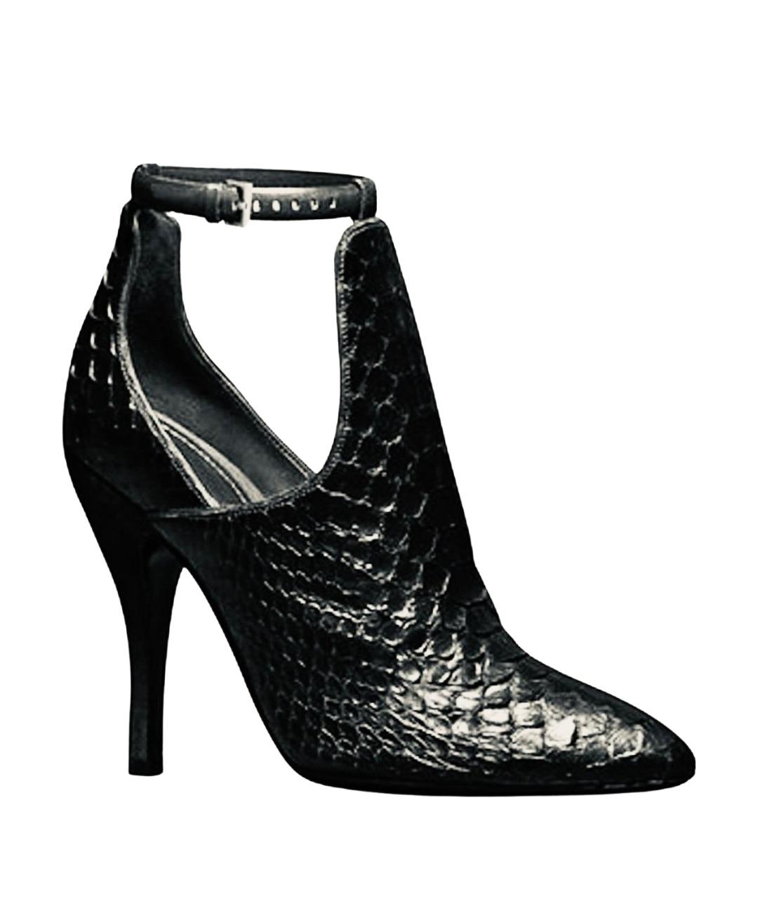 GUCCI Черные кожаные туфли, фото 1