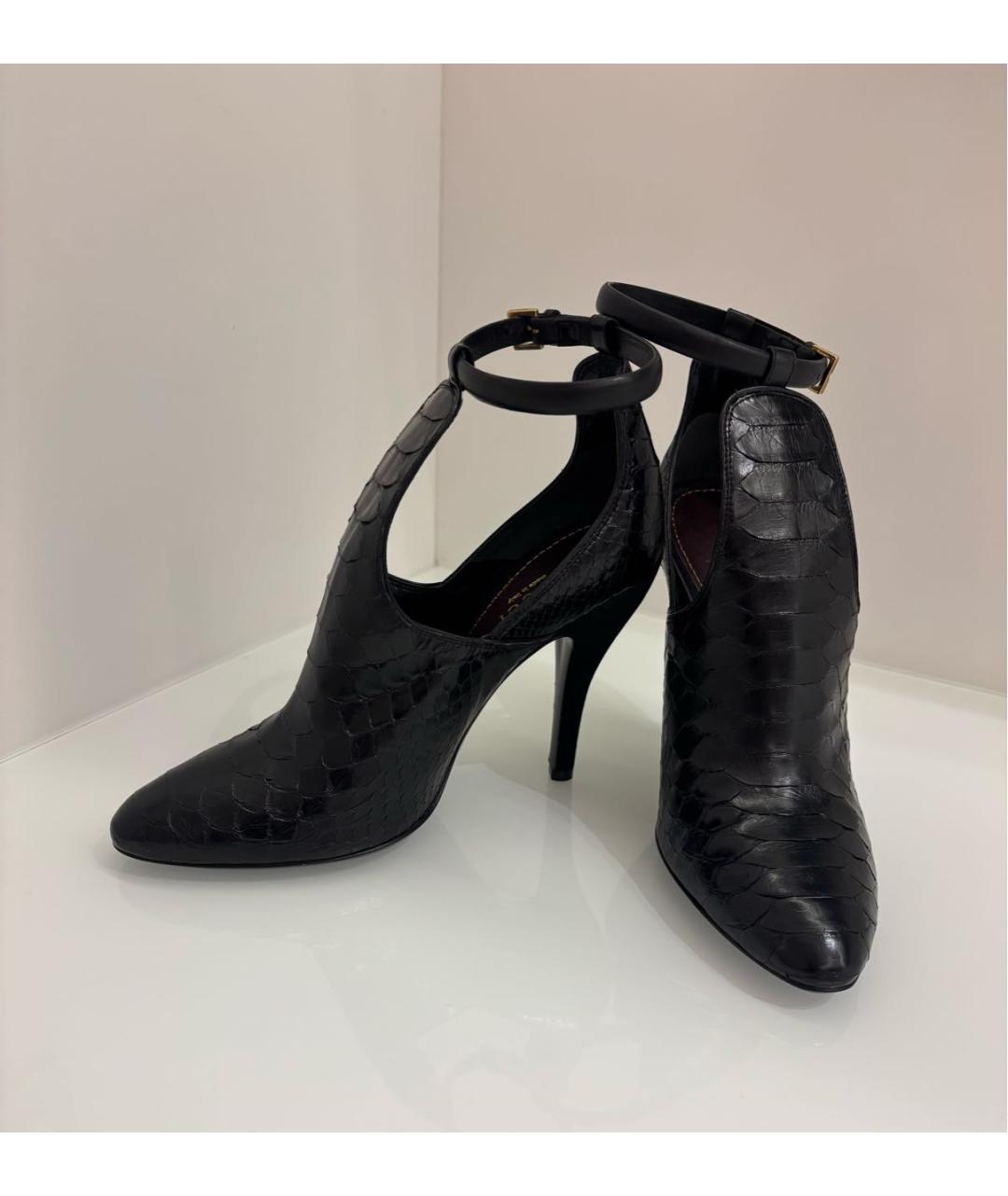 GUCCI Черные кожаные туфли, фото 3