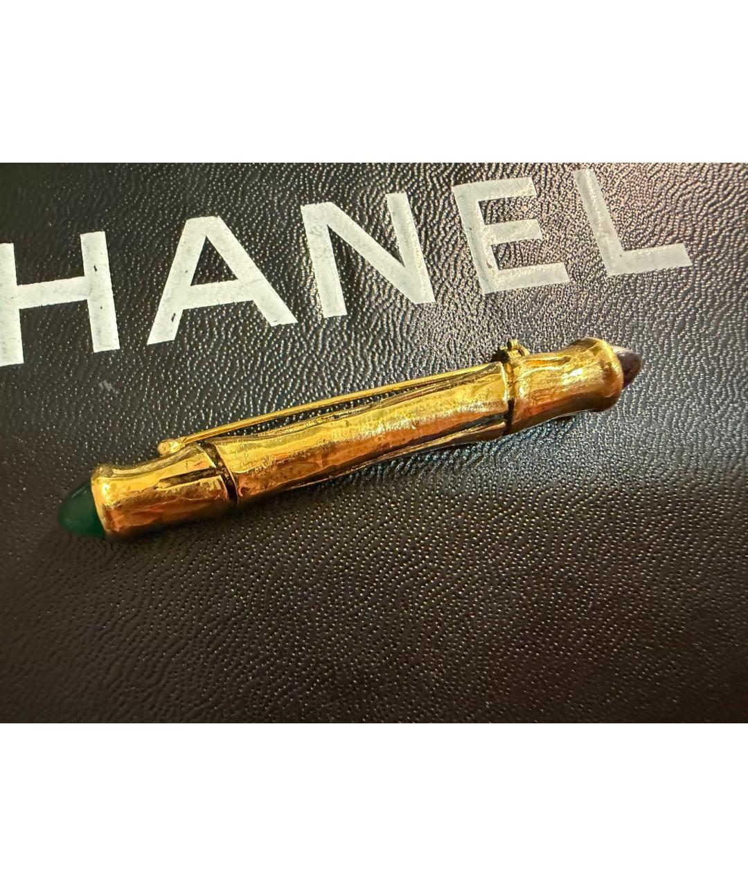 CHANEL Золотая булавка / брошь, фото 5