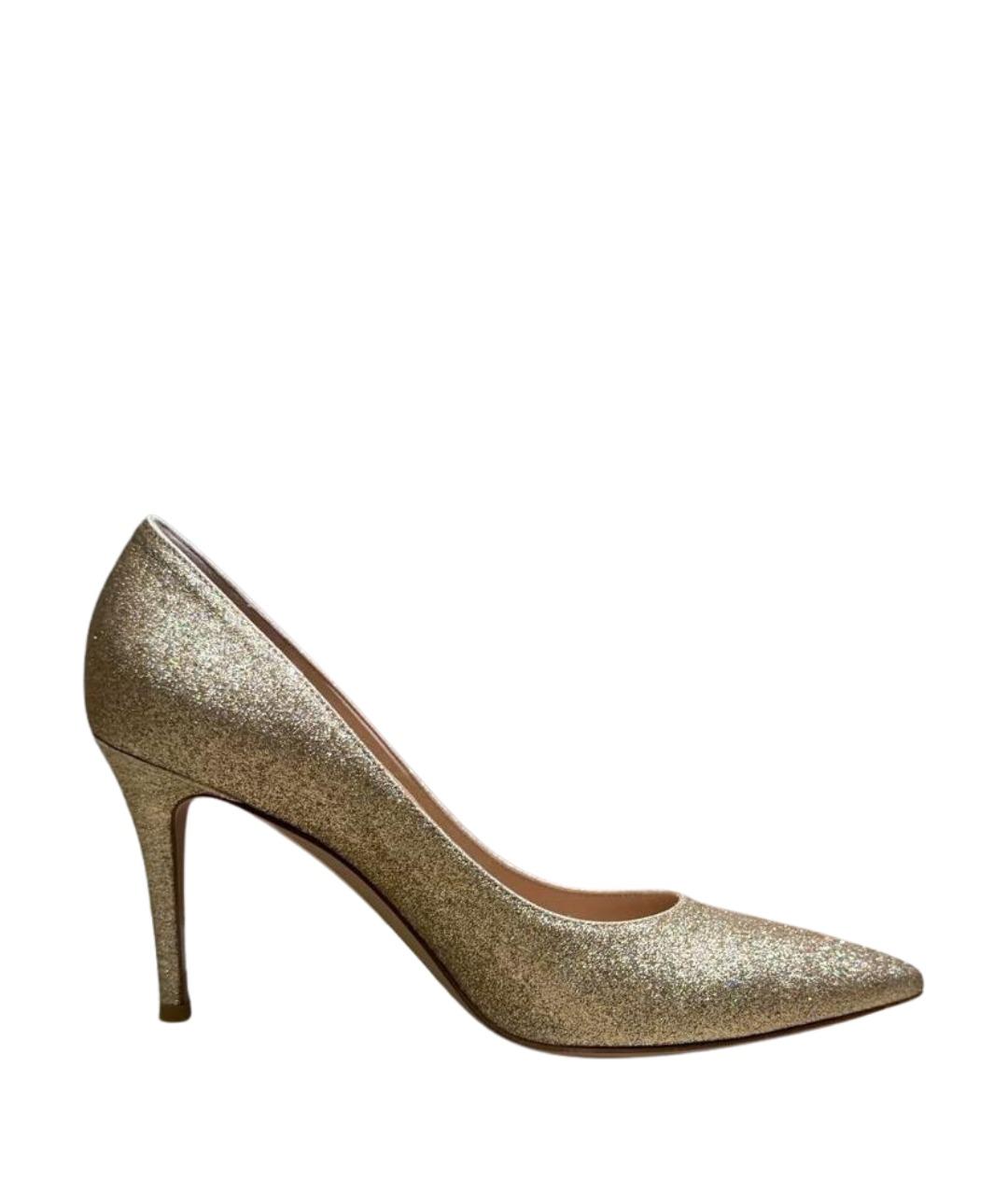 GIANVITO ROSSI Золотые туфли, фото 1