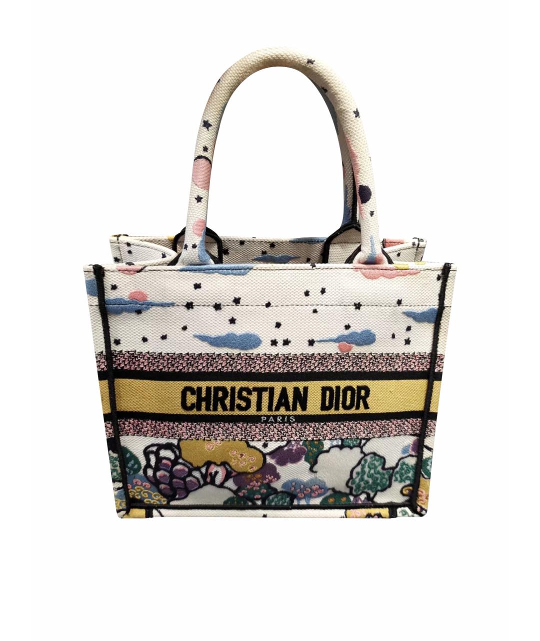 CHRISTIAN DIOR Мульти тканевая сумка тоут, фото 10