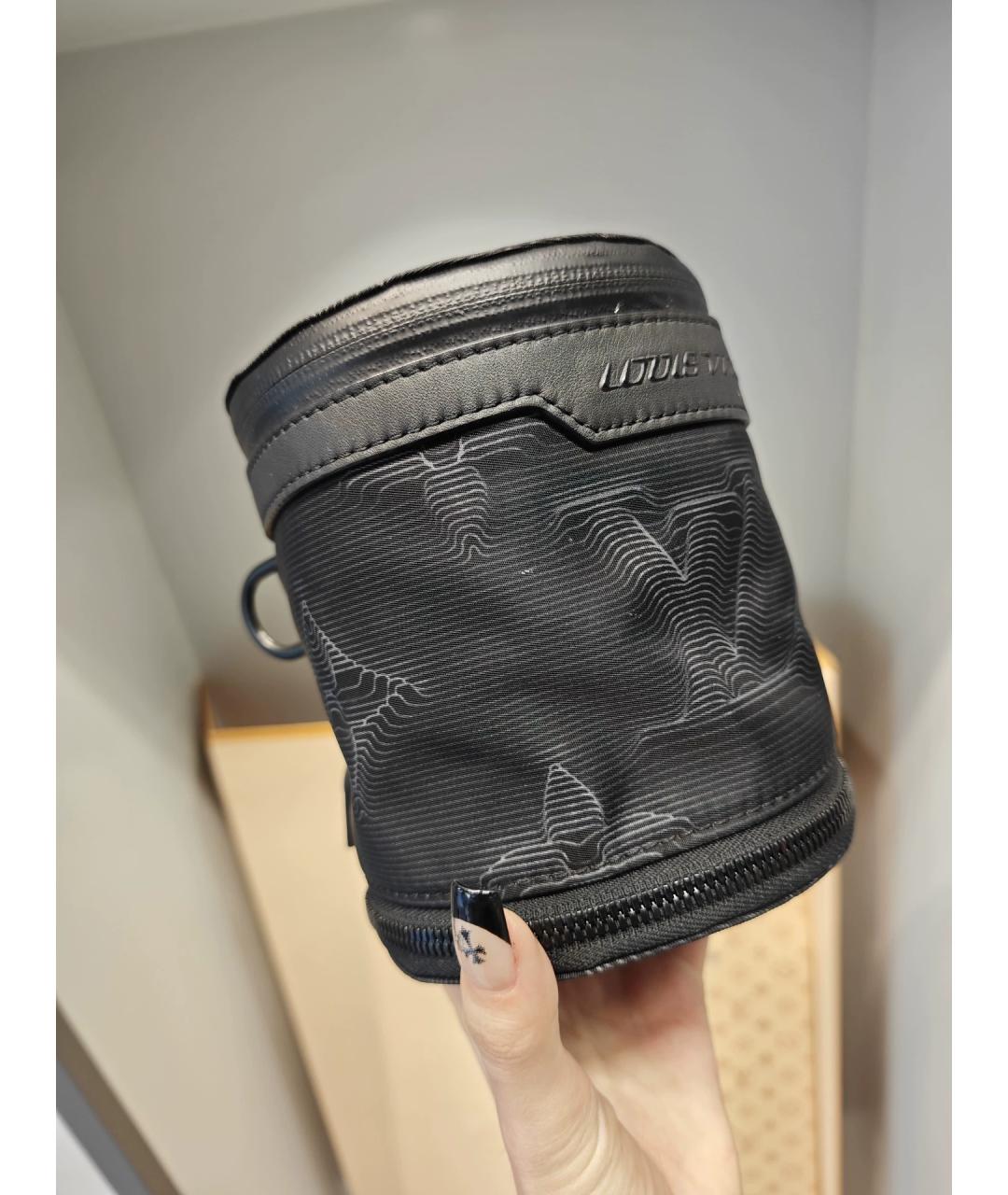LOUIS VUITTON Черная синтетическая сумка через плечо, фото 3