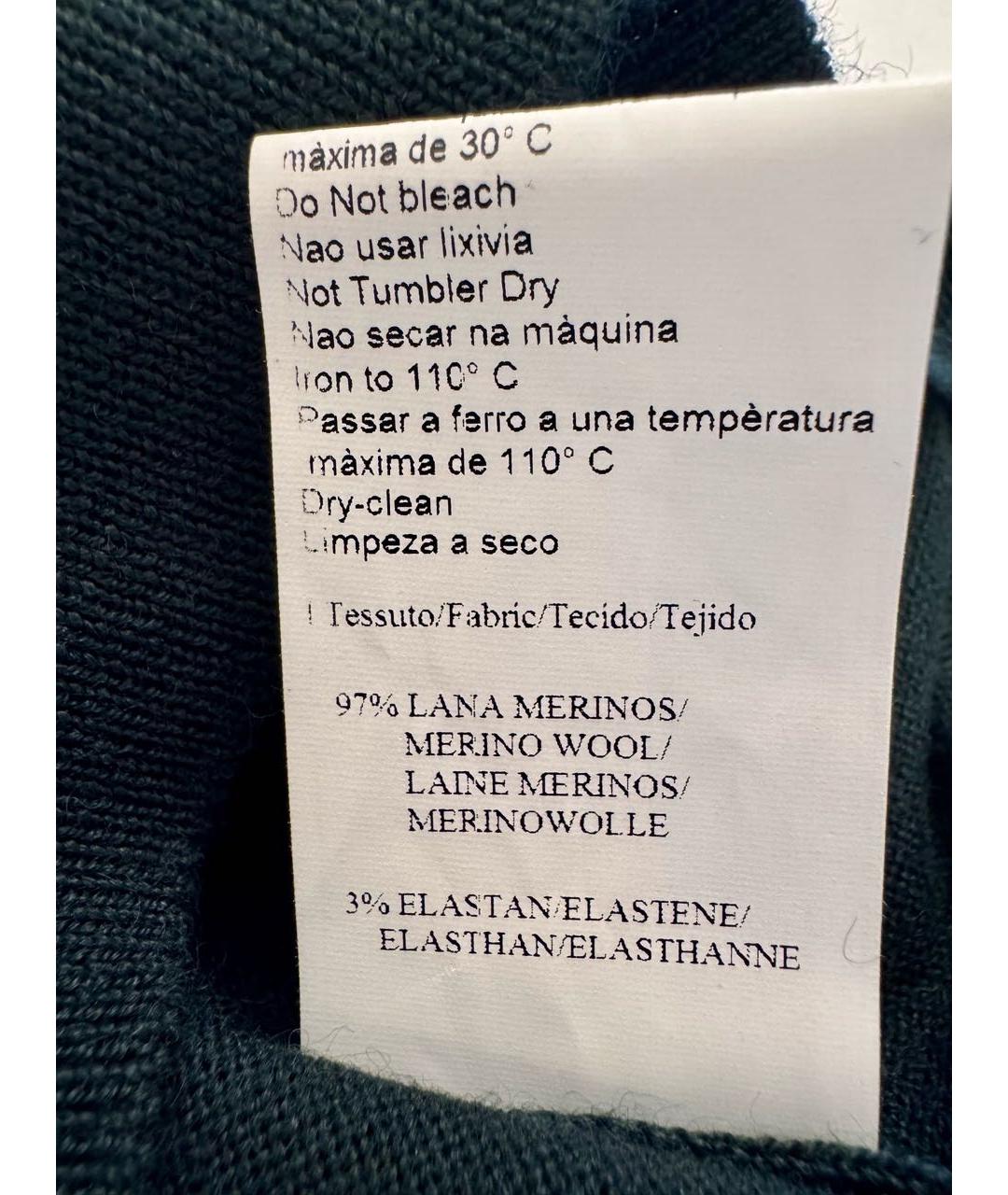 PIERRE BALMAIN Зеленый шерстяной джемпер / свитер, фото 5