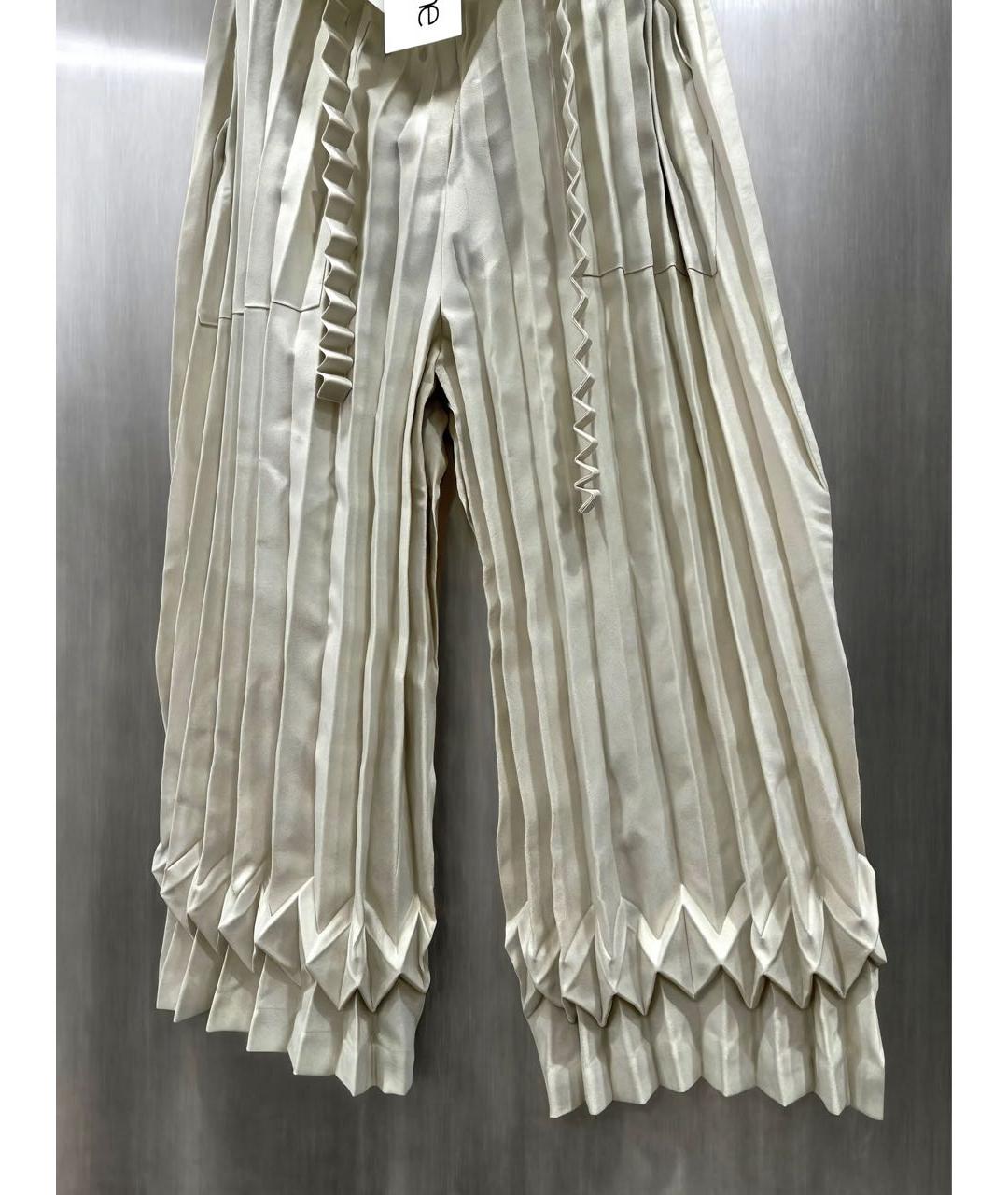 ISSEY MIYAKE Бежевые полиэстеровые кюлоты, фото 4