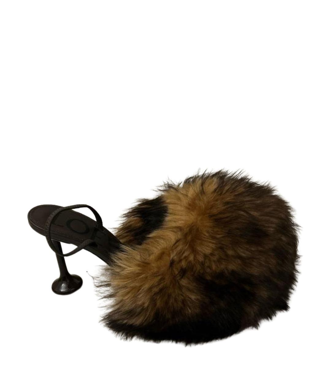 LOEWE Коричневые туфли, фото 1