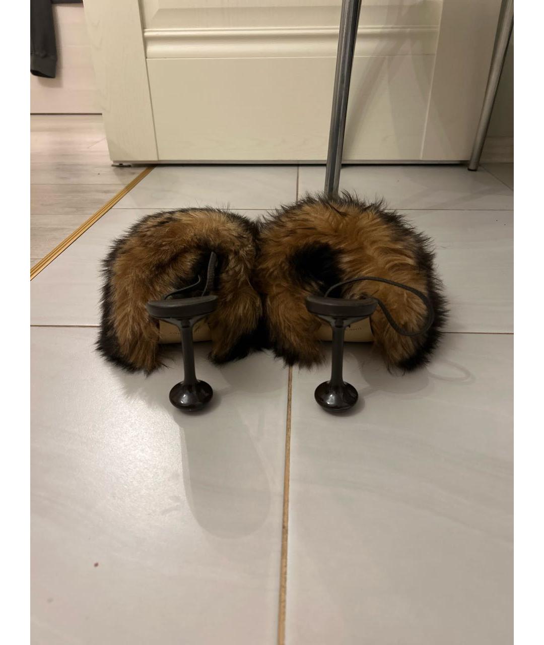 LOEWE Коричневые туфли, фото 4