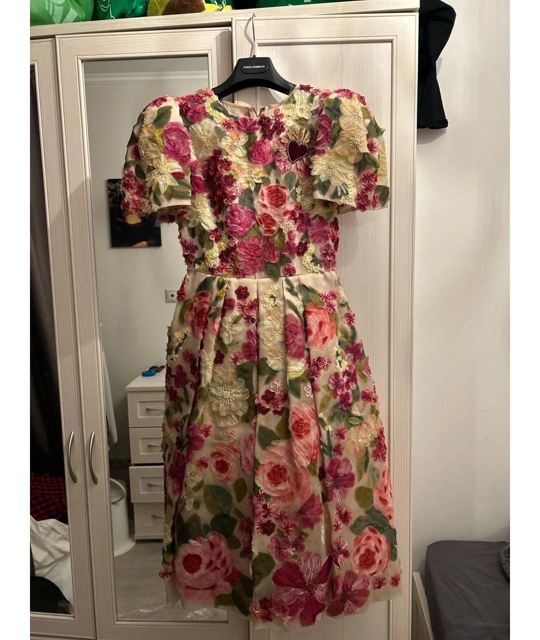 DOLCE&GABBANA Мульти вечернее платье, фото 5