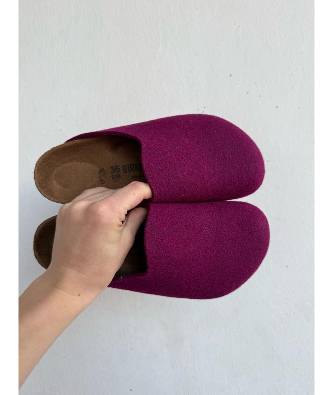 BIRKENSTOCK Розовые мюли, фото 3