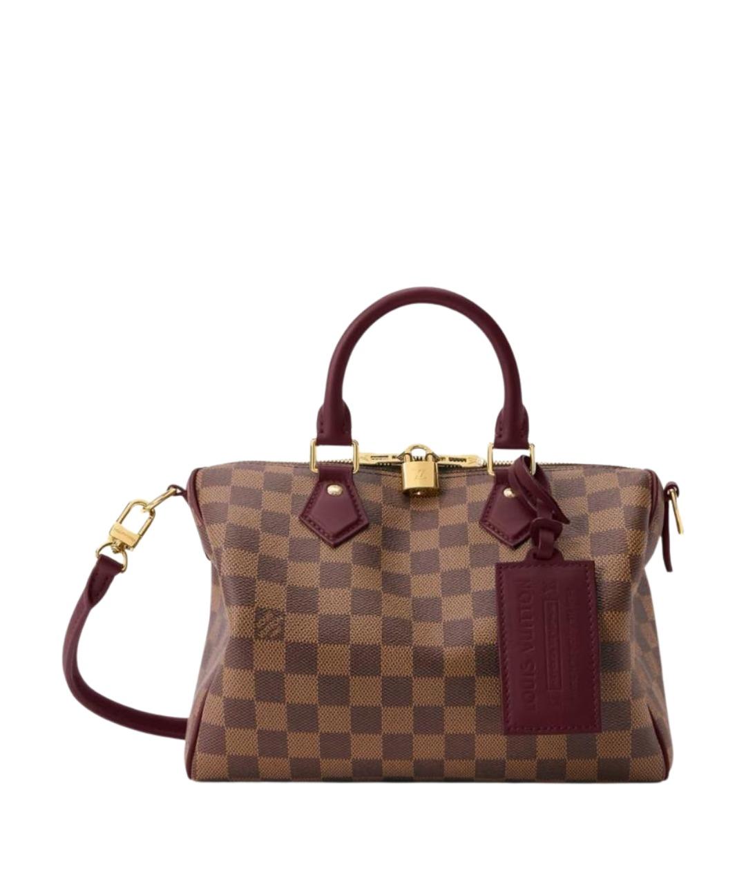 LOUIS VUITTON Коричневая сумка с короткими ручками из канвы, фото 1