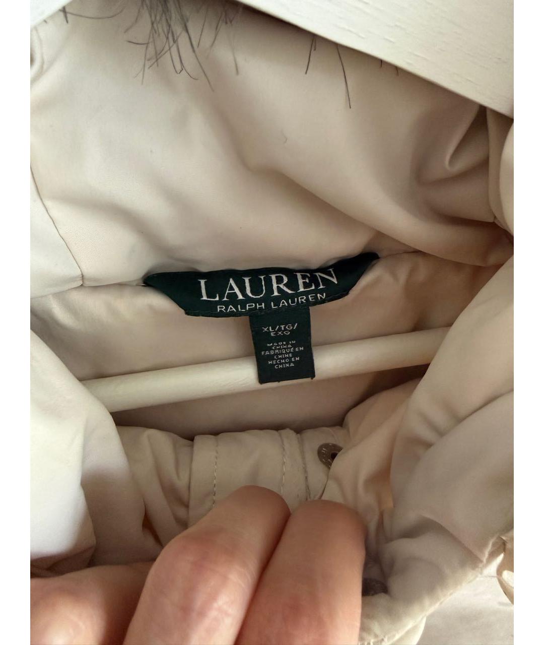 RALPH LAUREN Бежевый пуховик, фото 3