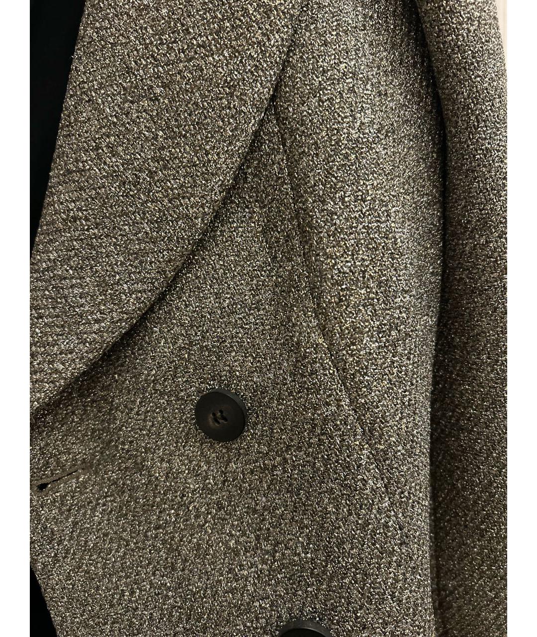 CHRISTIAN DIOR Бежевый хлопковый костюм с брюками, фото 4