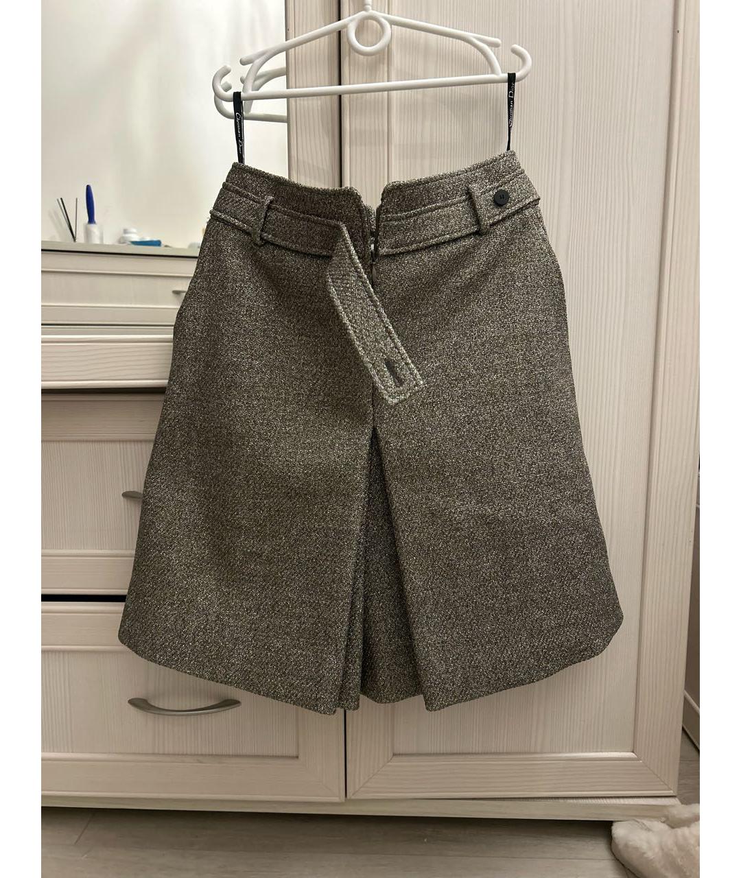 CHRISTIAN DIOR Бежевый хлопковый костюм с брюками, фото 2