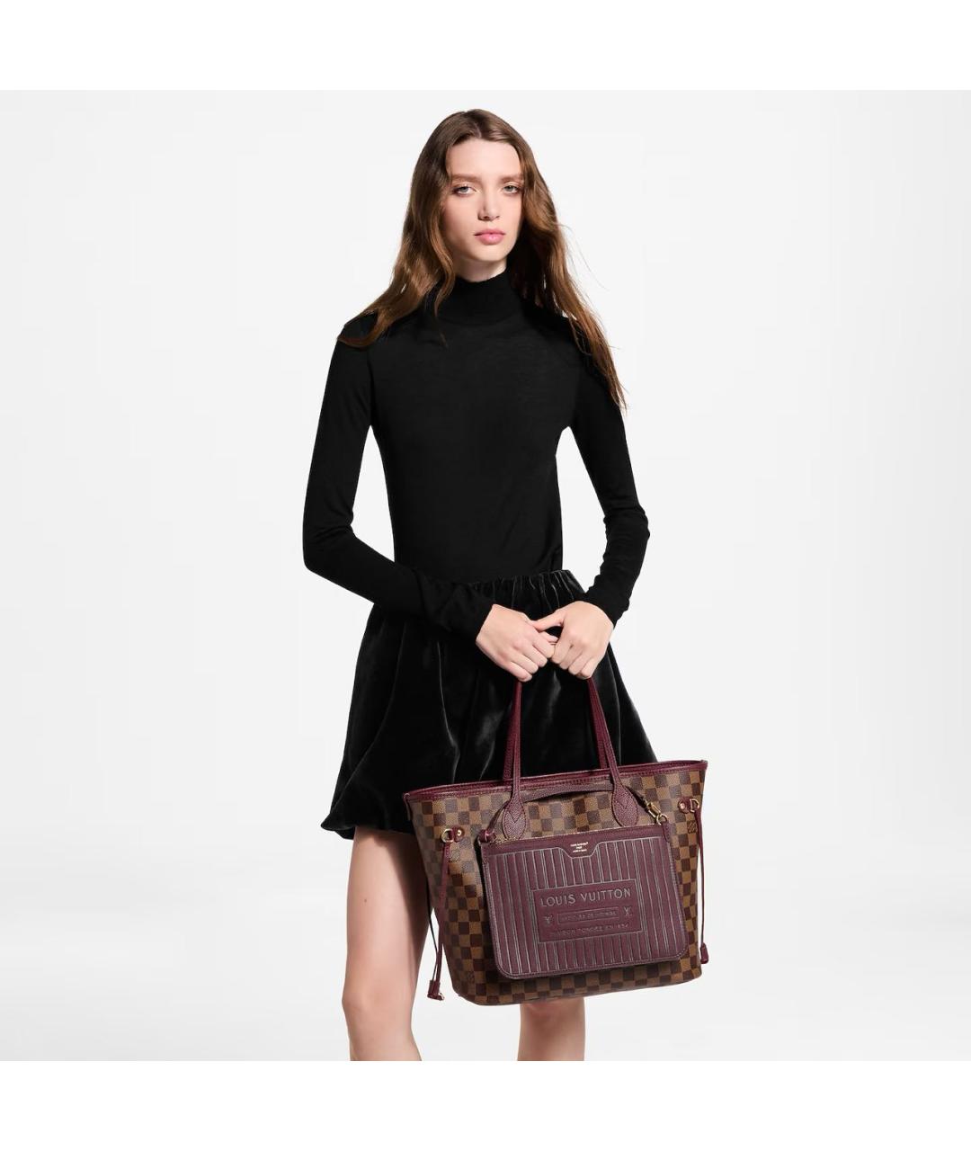 LOUIS VUITTON Коричневая сумка через плечо из канвы, фото 8