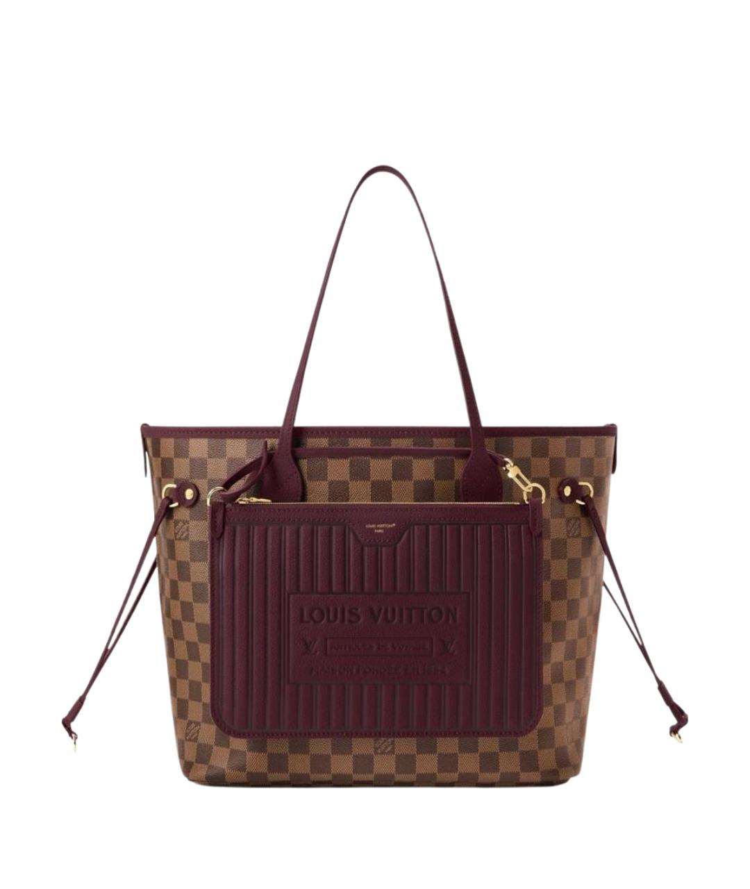 LOUIS VUITTON Коричневая сумка через плечо из канвы, фото 1