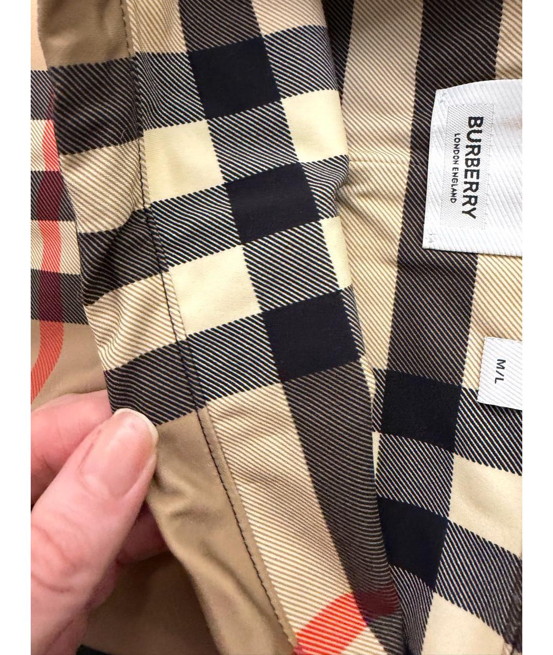 BURBERRY Бежевый воротник, фото 2