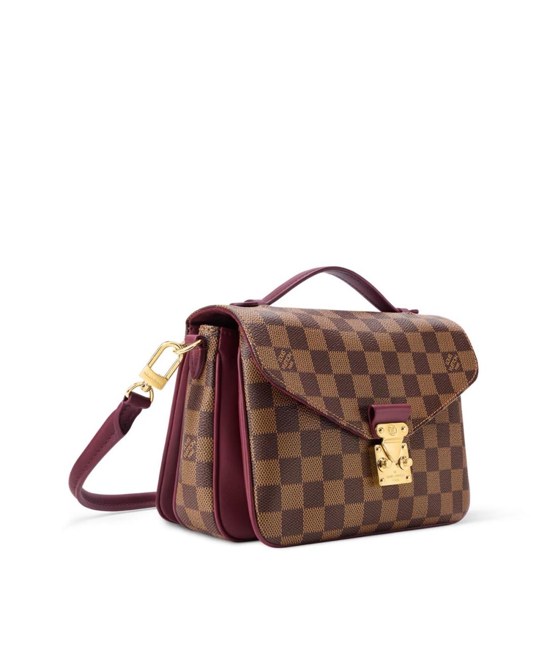 LOUIS VUITTON Коричневая сумка через плечо из канвы, фото 6