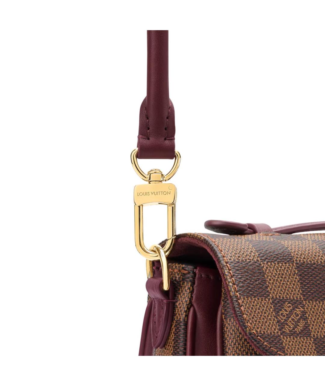 LOUIS VUITTON Коричневая сумка через плечо из канвы, фото 2