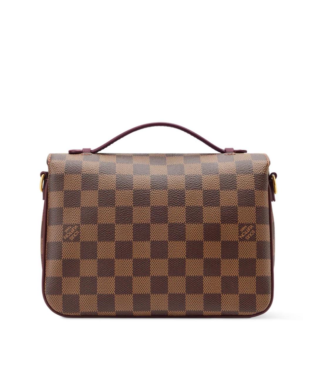 LOUIS VUITTON Коричневая сумка через плечо из канвы, фото 5