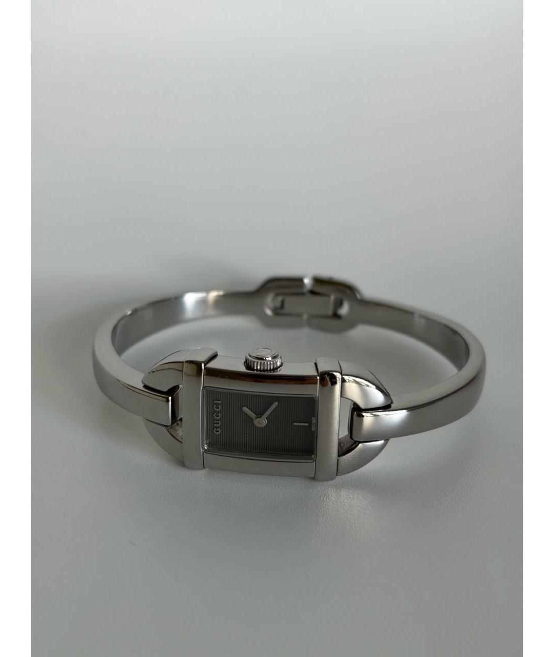 GUCCI Серебряные часы, фото 4