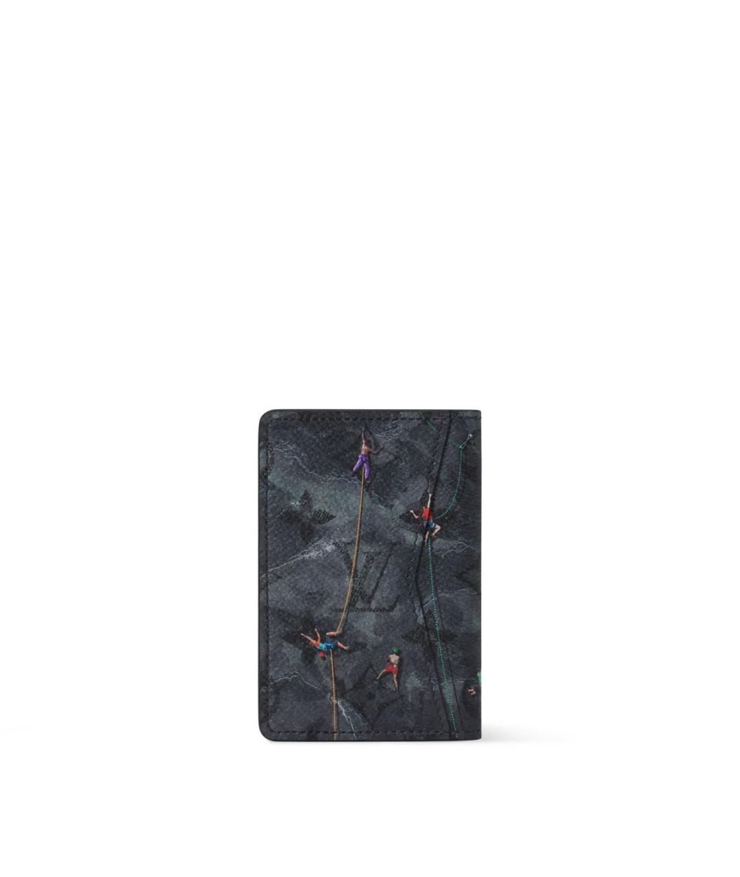 LOUIS VUITTON Черный кардхолдер, фото 5