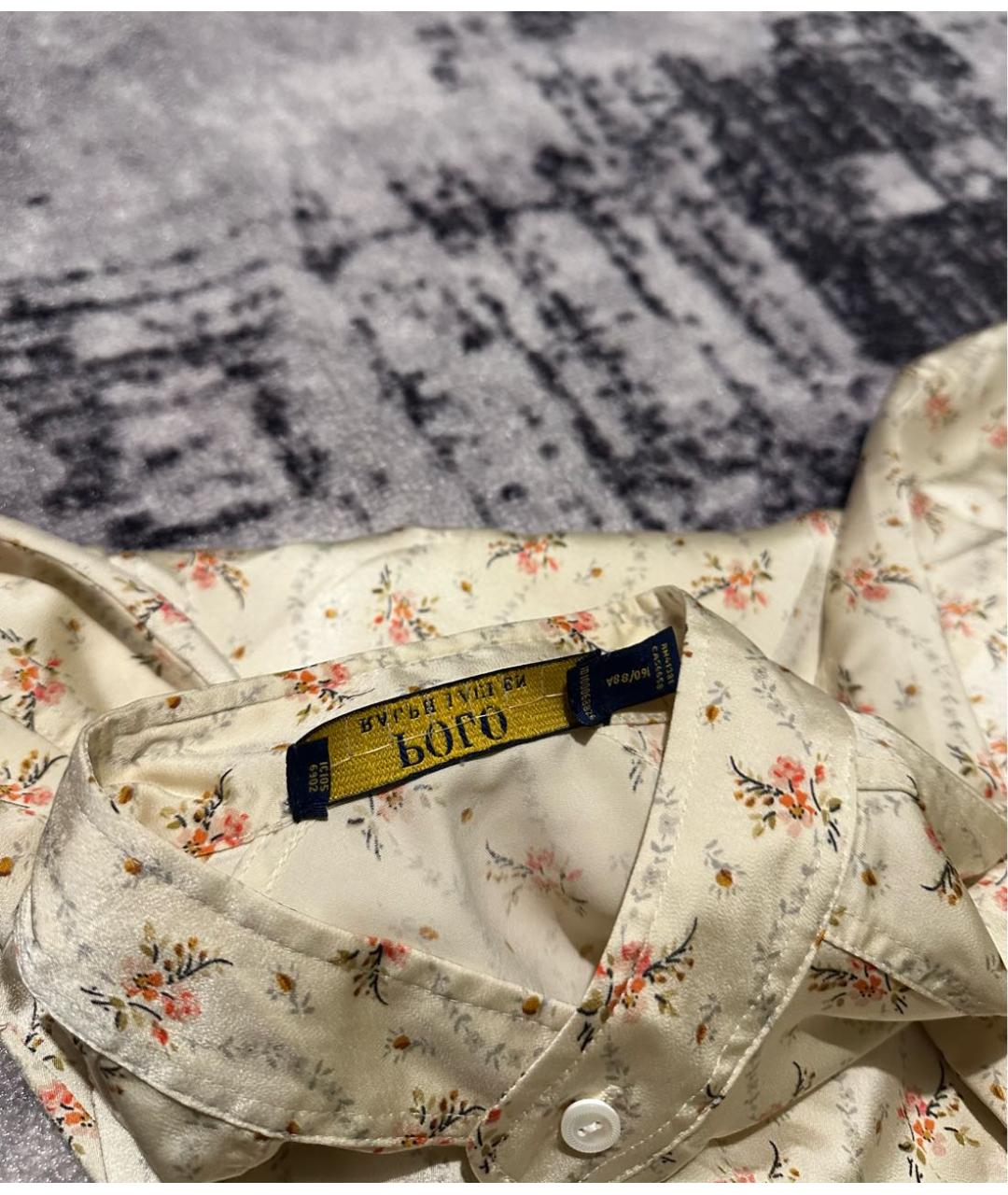 POLO RALPH LAUREN Мульти полиэстеровое повседневное платье, фото 7