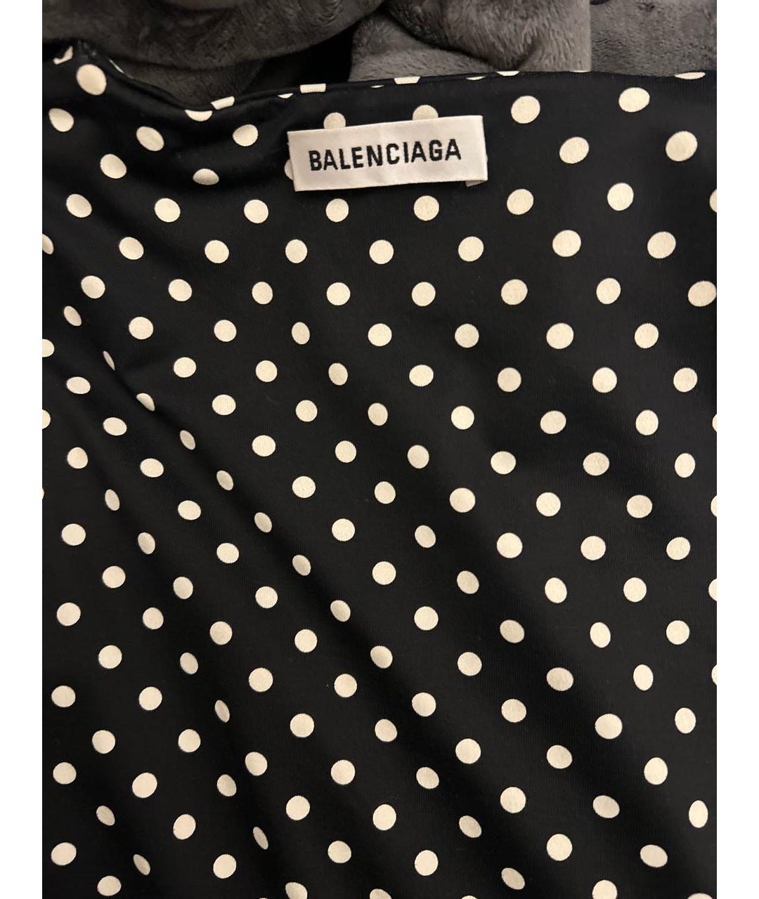 BALENCIAGA Черное коктейльное платье, фото 3