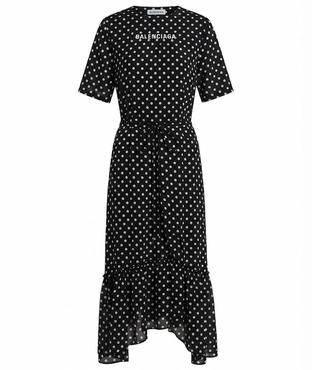 BALENCIAGA Черное коктейльное платье, фото 1