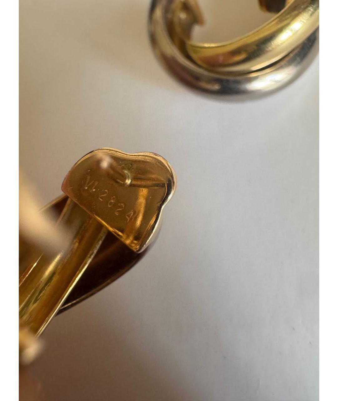 CARTIER Золотые серьги из белого золота, фото 4