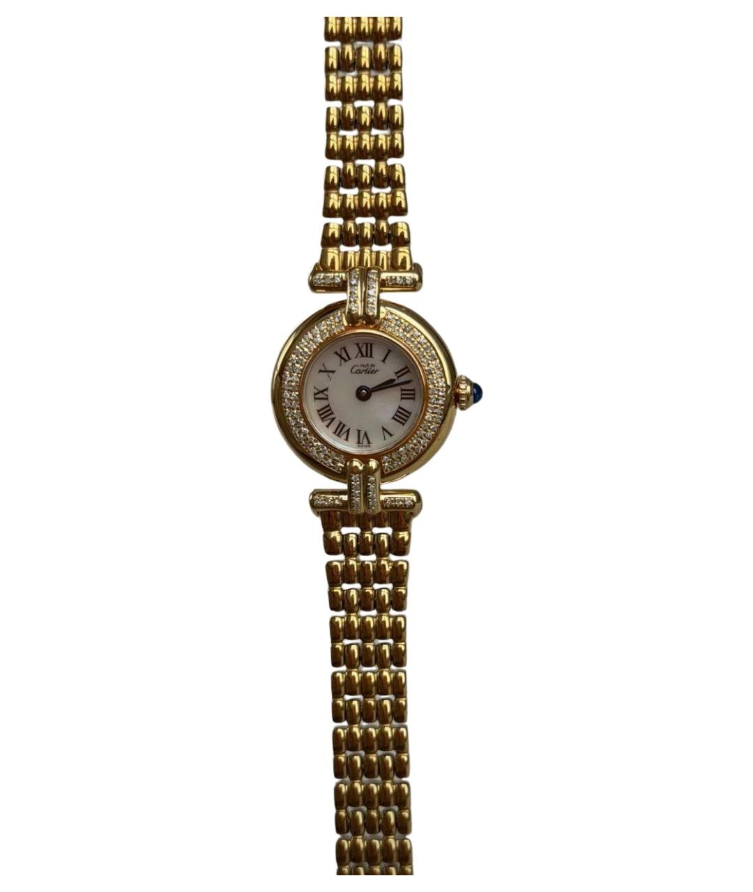 CARTIER Желтые часы из желтого золота, фото 1