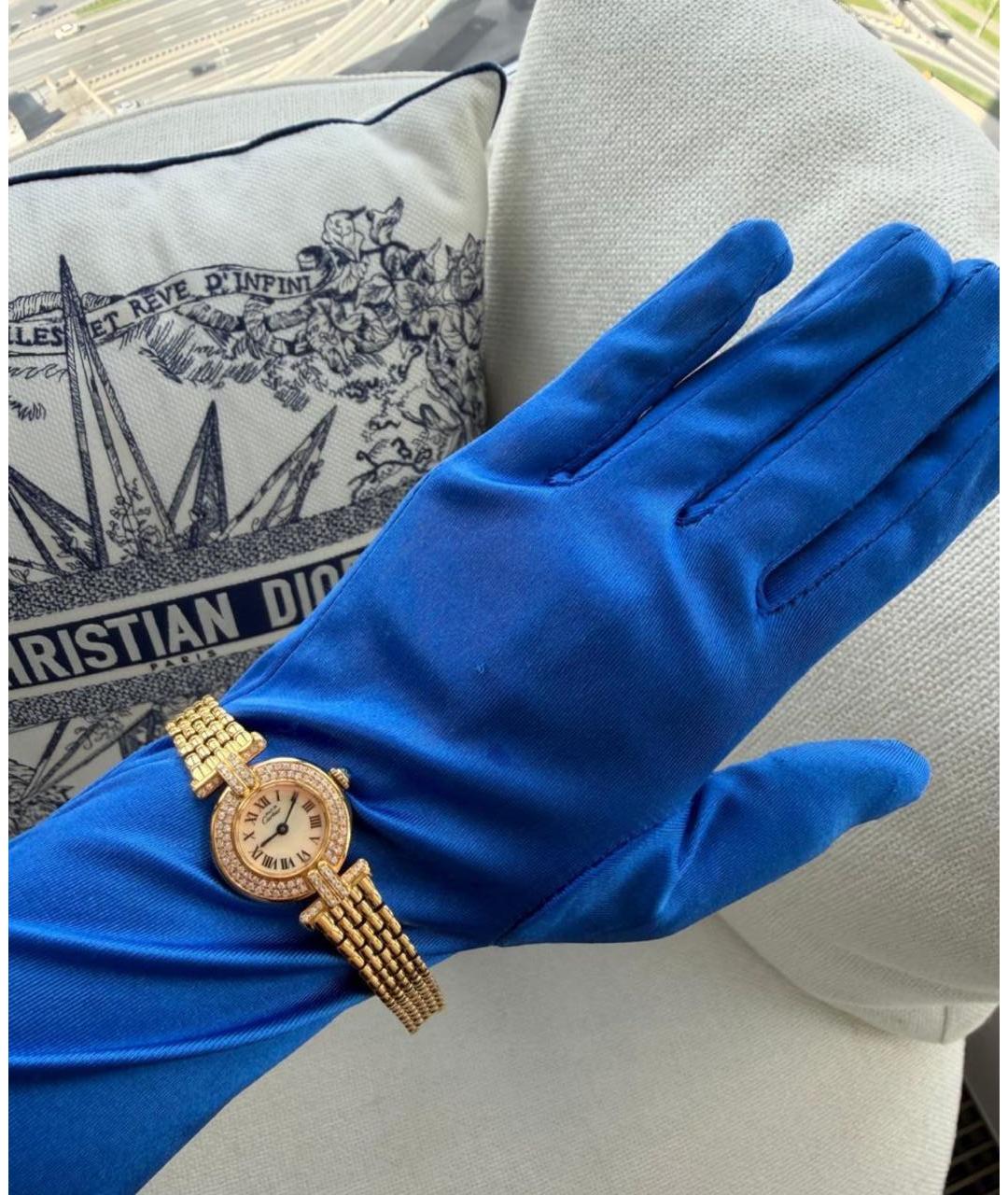 CARTIER Желтые часы из желтого золота, фото 5