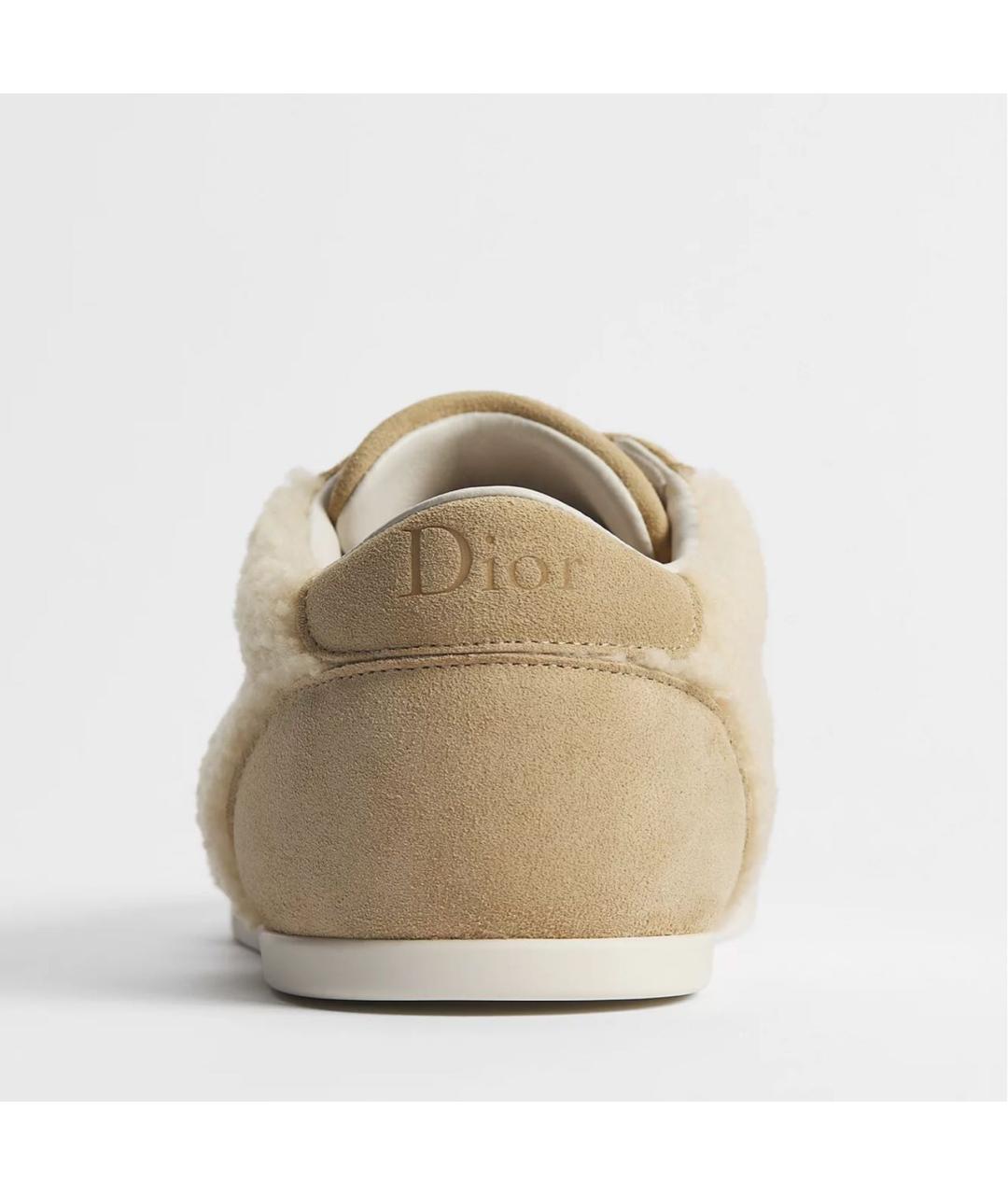 CHRISTIAN DIOR Бежевые кроссовки, фото 3