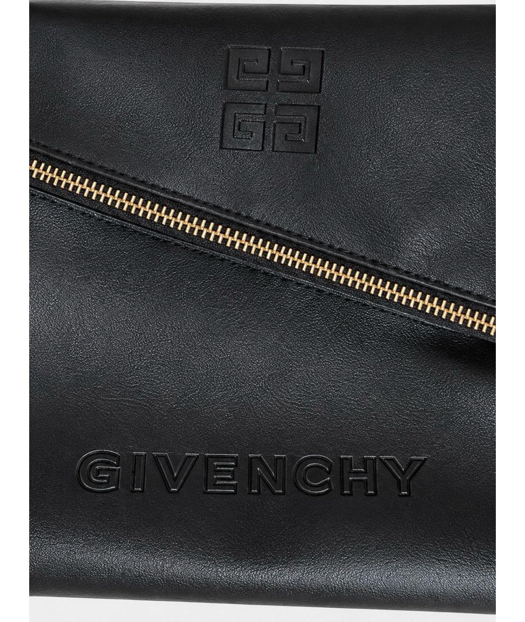 GIVENCHY Черная кожаная сумка через плечо, фото 2