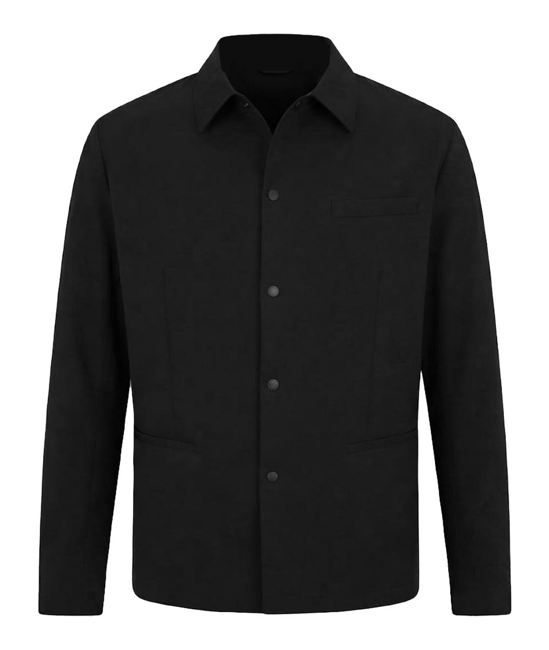 ARMANI EXCHANGE Черный полиэстеровый пиджак, фото 1