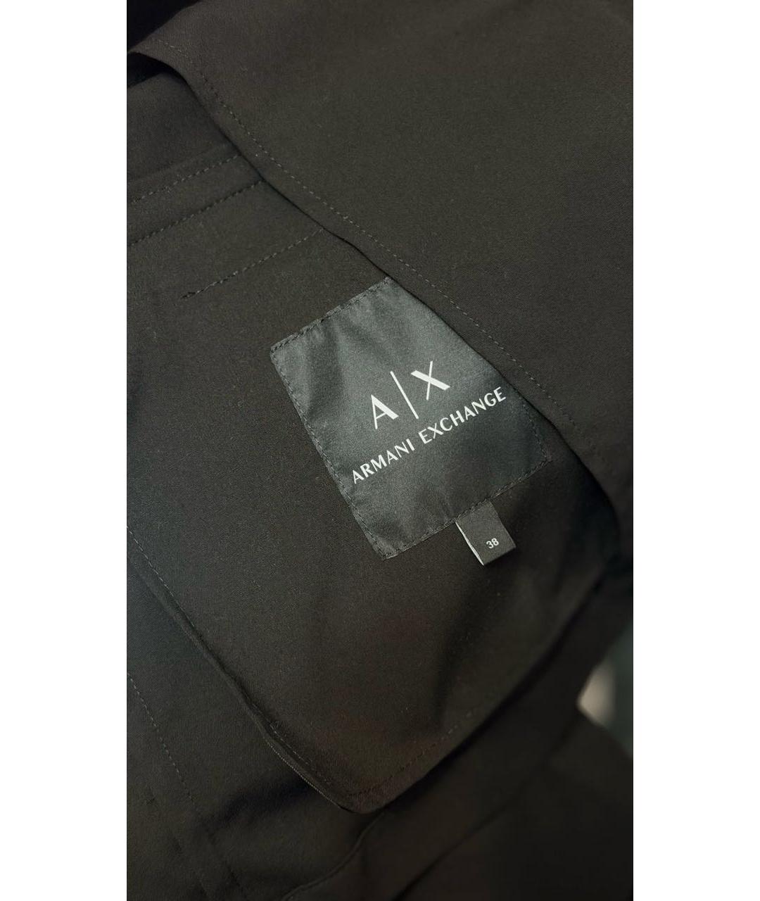 ARMANI EXCHANGE Черный полиэстеровый пиджак, фото 3