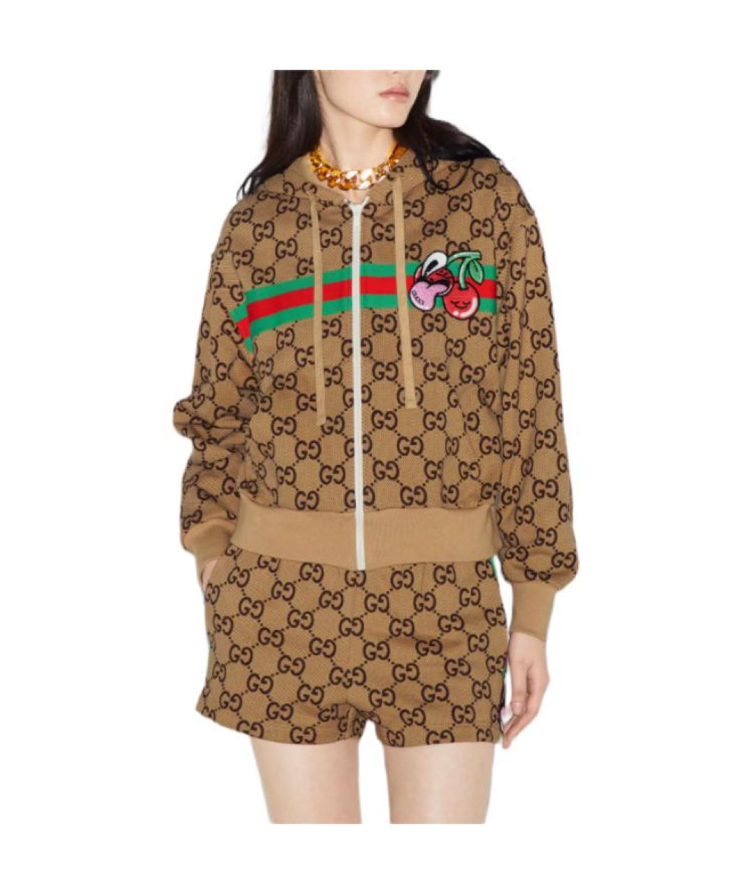 GUCCI Коричневая куртка, фото 3