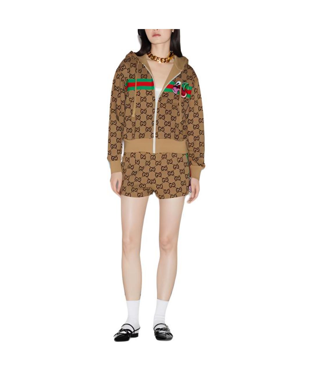 GUCCI Коричневая куртка, фото 2