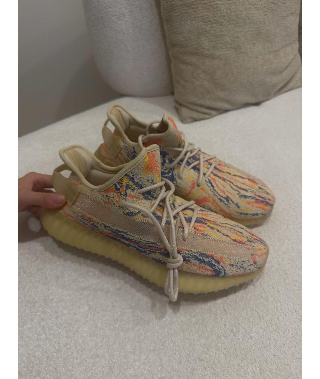 ADIDAS YEEZY Бежевые низкие кроссовки / кеды, фото 9