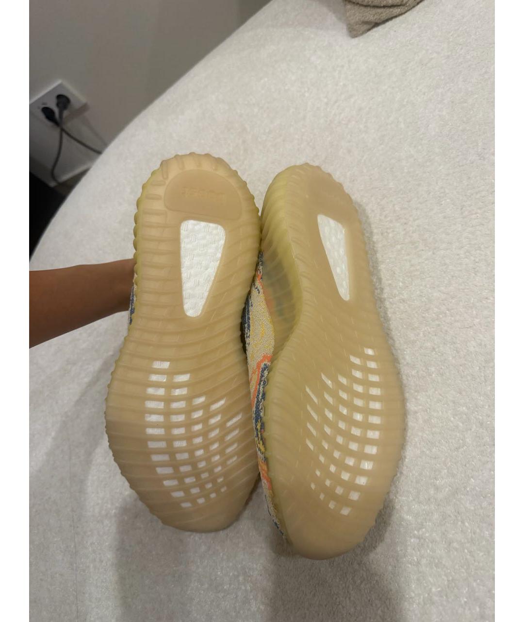 ADIDAS YEEZY Бежевые низкие кроссовки / кеды, фото 4