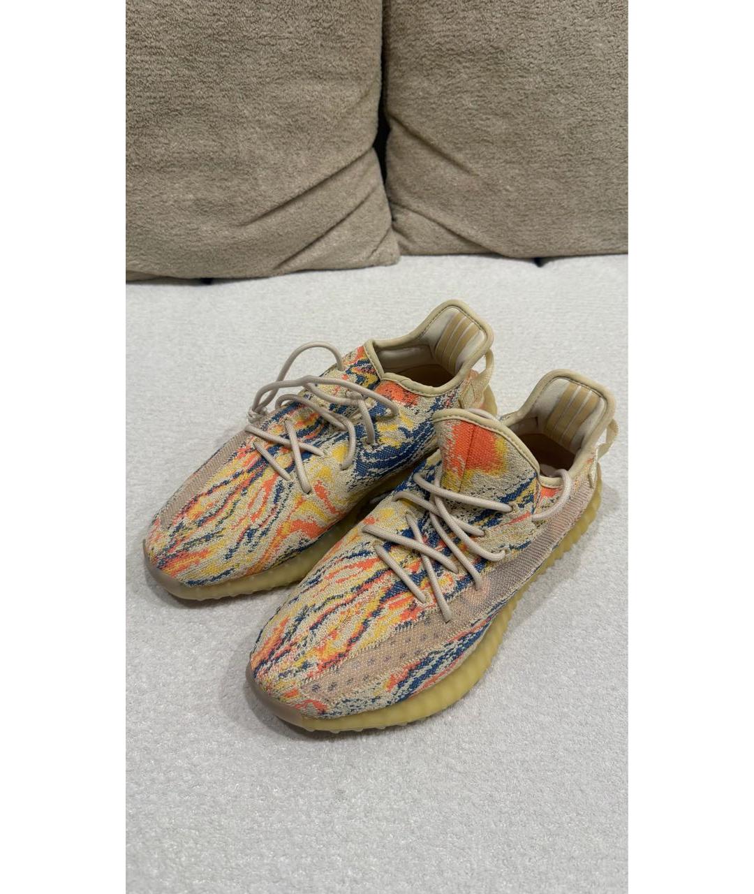 ADIDAS YEEZY Бежевые низкие кроссовки / кеды, фото 8