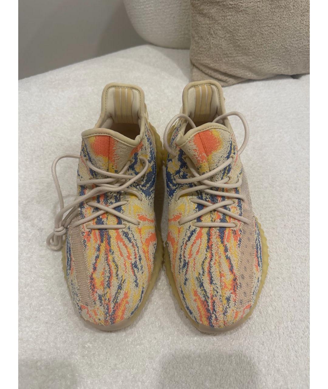 ADIDAS YEEZY Бежевые низкие кроссовки / кеды, фото 2