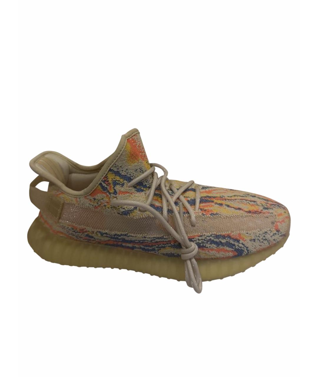 ADIDAS YEEZY Бежевые низкие кроссовки / кеды, фото 1